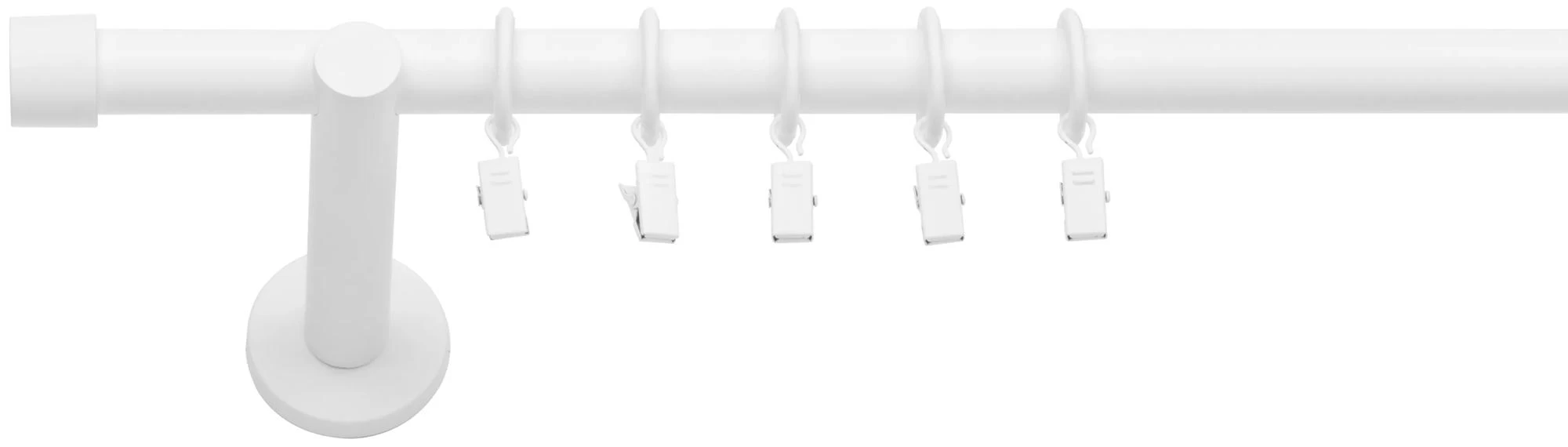 Dekodum Garniža Luna 19 mm biela matná jednoduchá Dĺžka (cm): 140