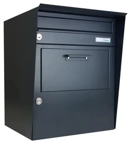 DOLS Parcel Box 05 RAL7016 - kombinovaná poštová schránka na balíky aj listy, pre montáž na stenu, antracit