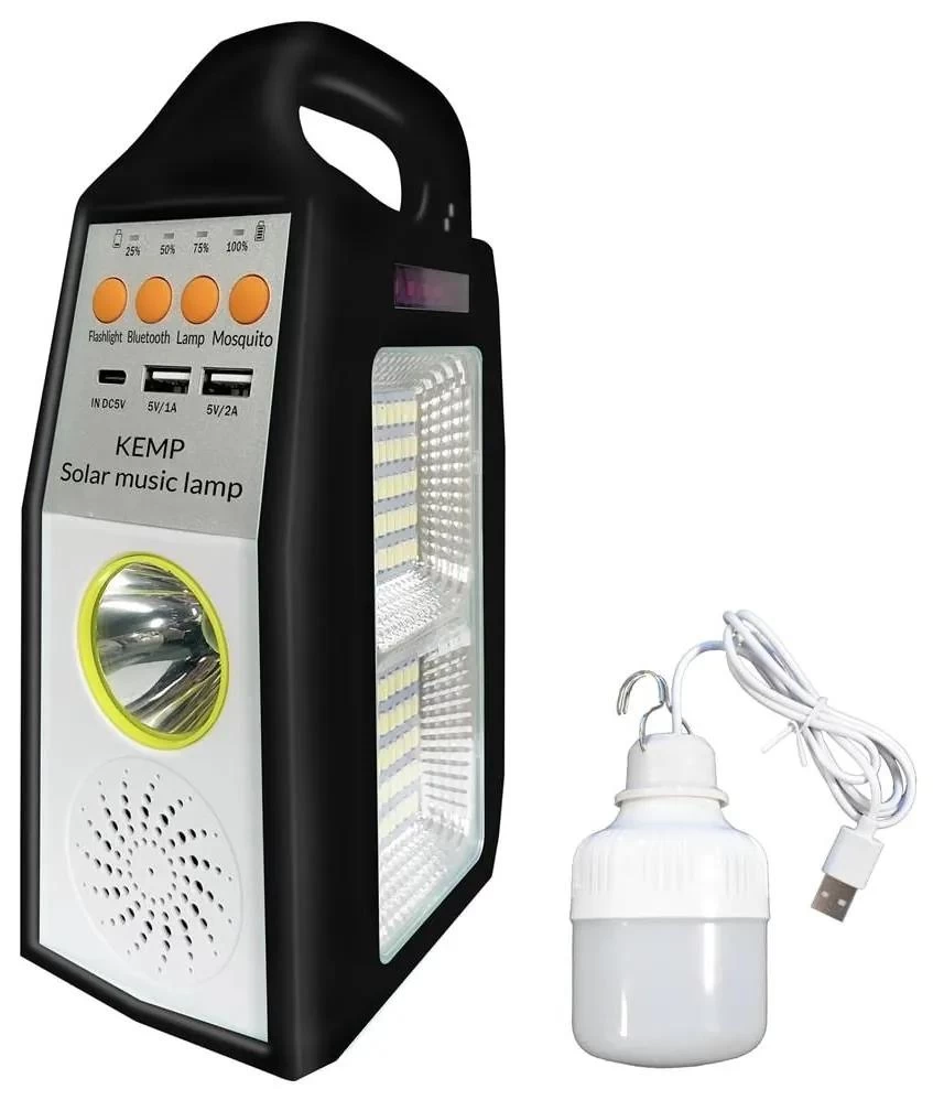 Milagro LED Multifunkčný solárny lampa s reproduktorom a powerbankou LED/5W/7200mAh IP65 MI2438