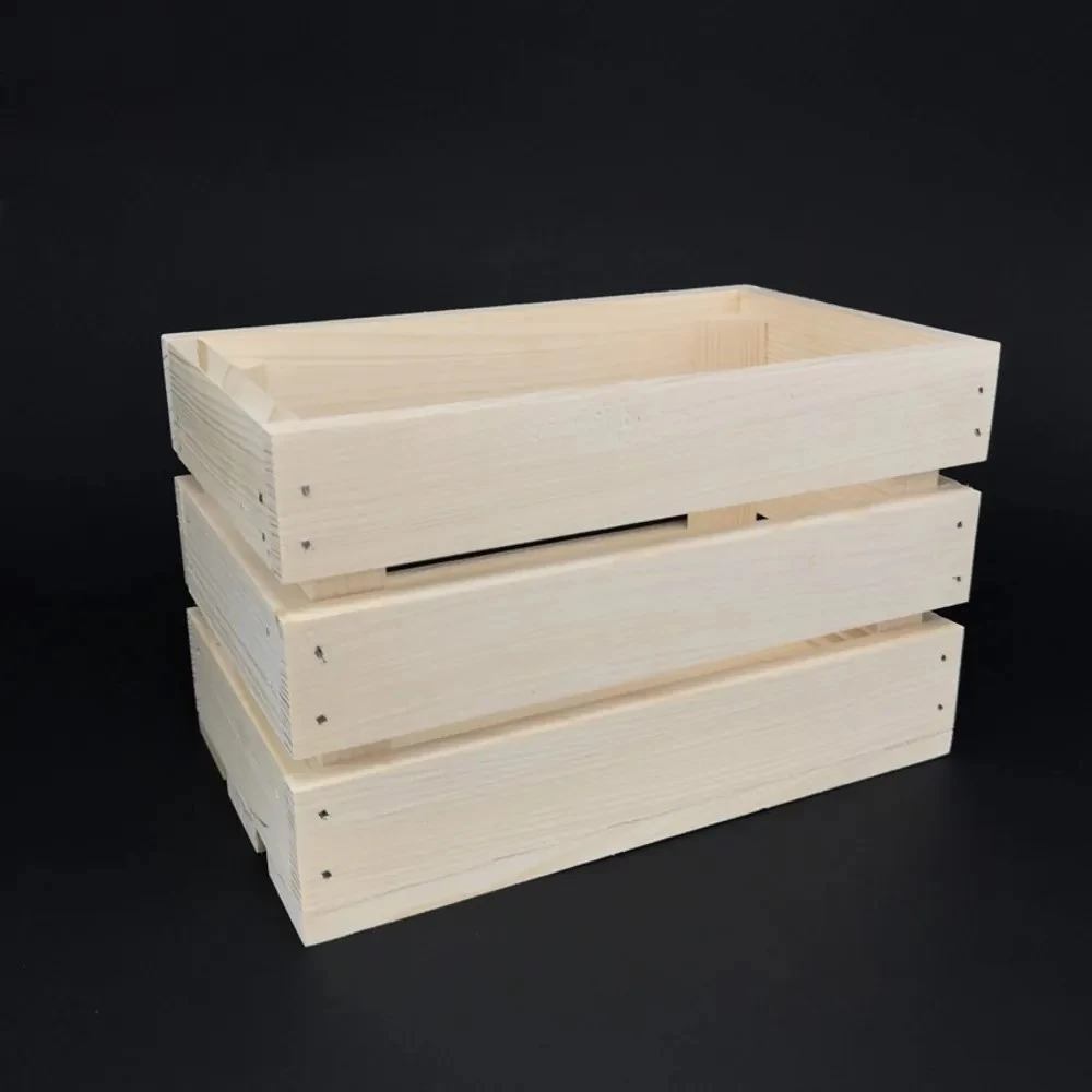 AMADEA Drevená debnička z masívneho dreva, 24x14x15 cm